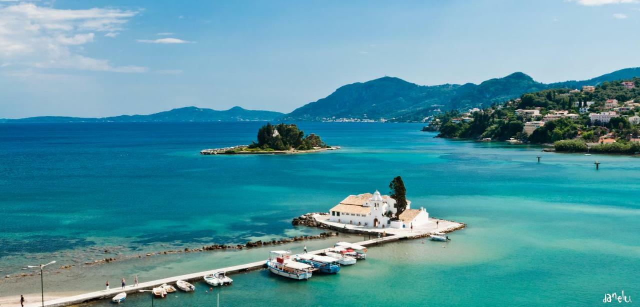 Antonela Sunshine Apartment By Corfu Escapes Pérama Kültér fotó